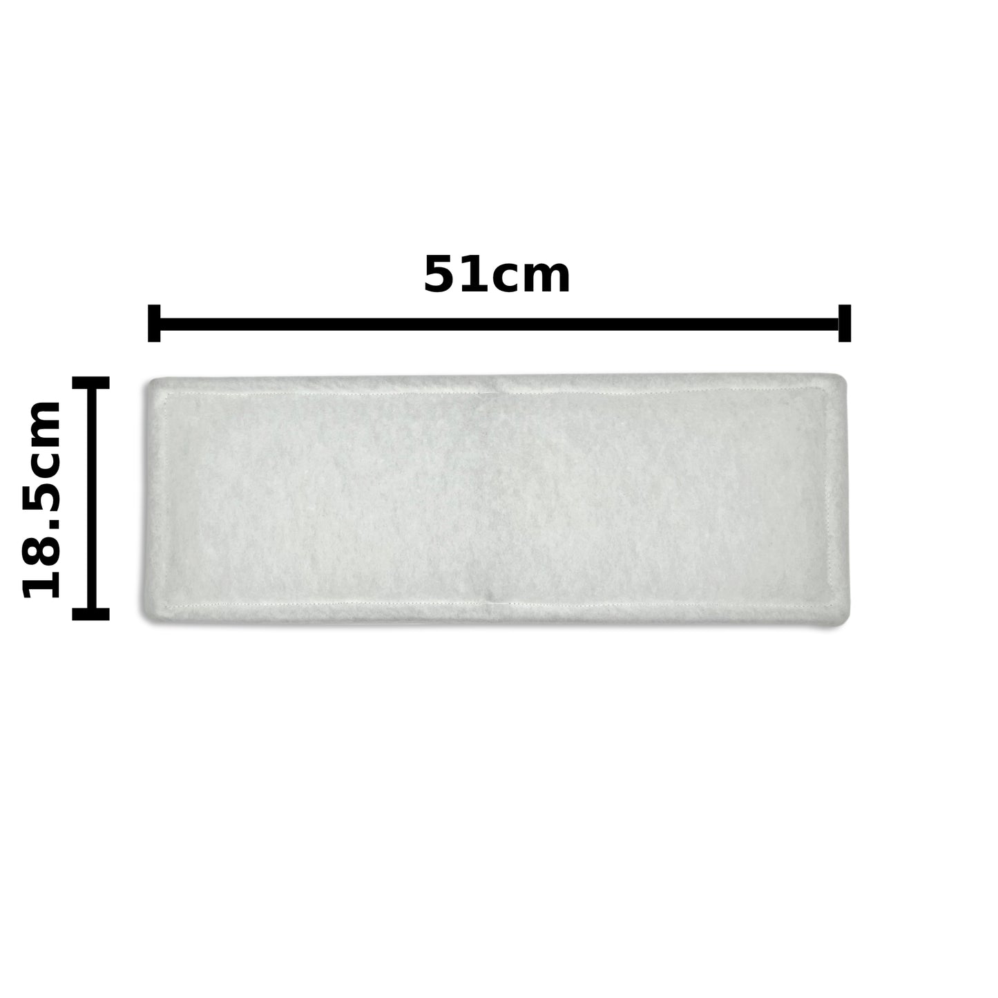 Air Filters for Vent Axia Lo Carbon Sentinel Kinetic Plus B HRV - 185mm x 510mm